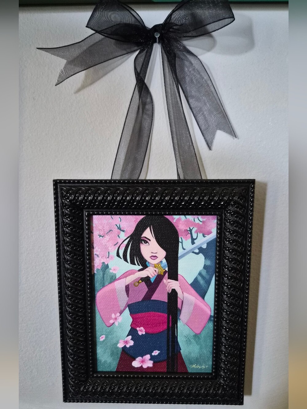 Disney WonderGround Gallery Mini Canvas "Short Hair" by Leilani Joy.